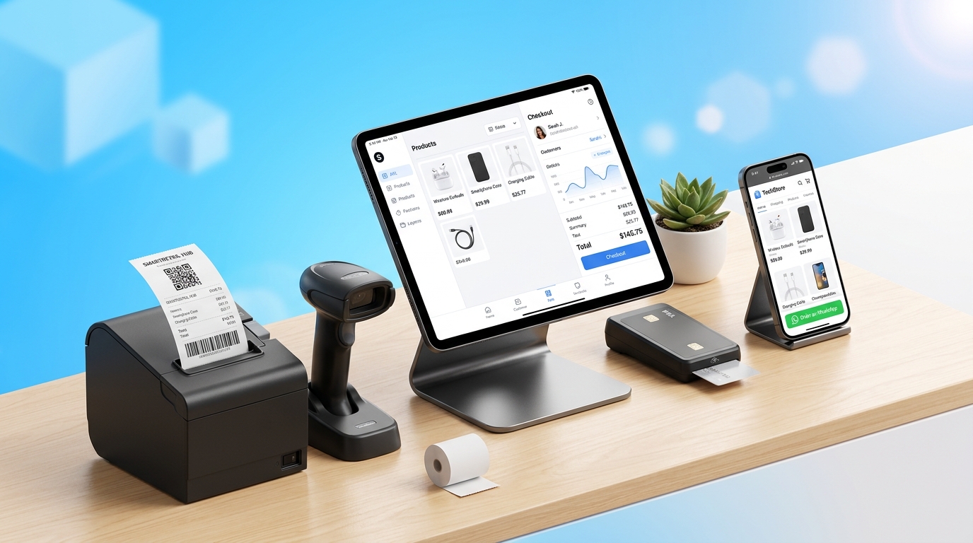 Modern Retail POS Terminal Setup in Sri Lanka